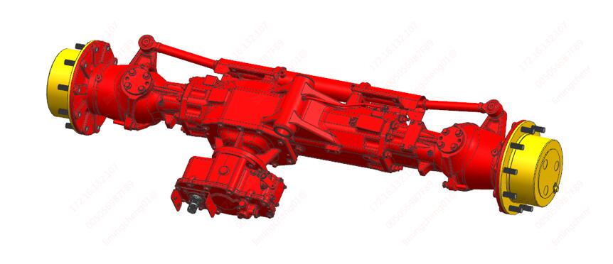 CF平台收获机械后驱动桥